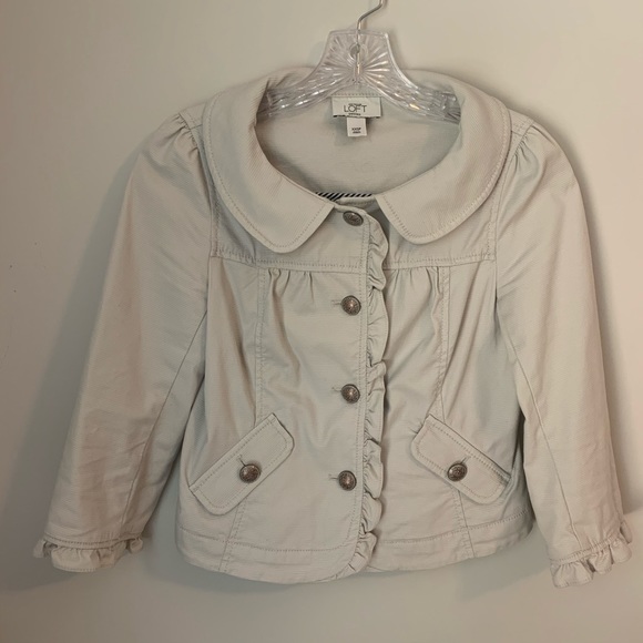 Women’s Cream XXSP Ann Taylor Loft Jacket - Picture 2 of 5